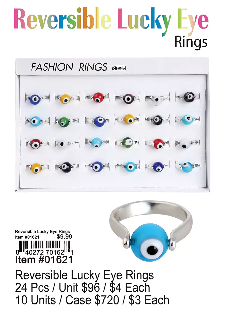 Reversible Lucky Eye Rings